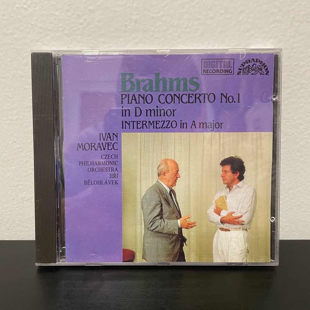 Brahms Piano Concerto No 1 Intermezzo In A Major CD Ivan Moravec Classical 1991